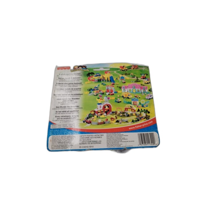 Fisher-Price Little People - Mini Bus Scolaire Jaune + Figurine - Réf