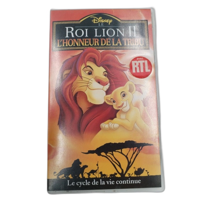 Le Roi Lion 2 L'Honneur de la Tribu - VHS Disney - Cassette Vidéo Vint