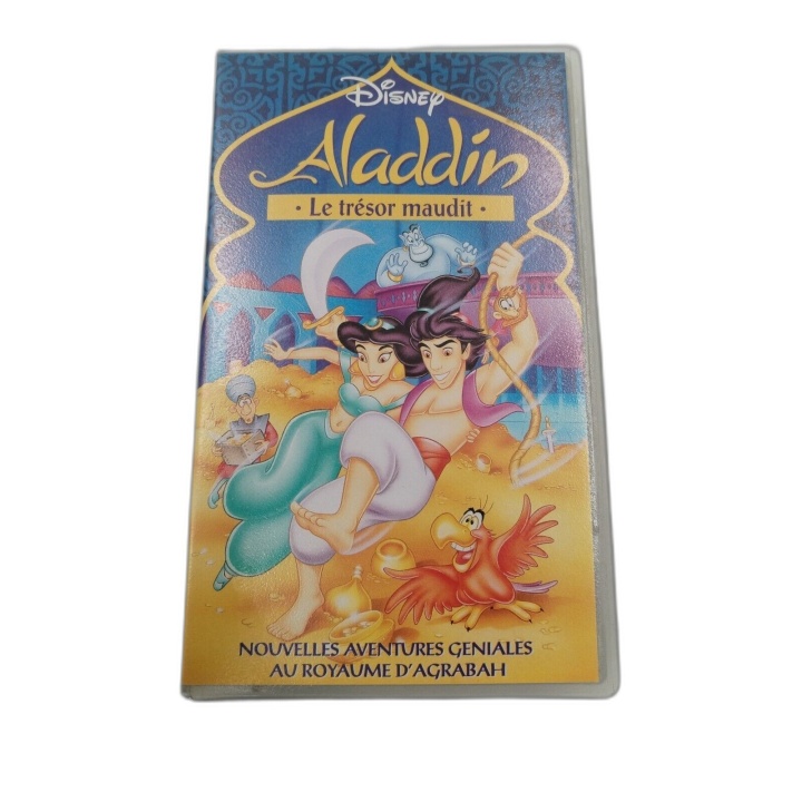 Aladdin Le Trésor Maudit - Disney - Cassette VHS - Dessin Animé Enfant