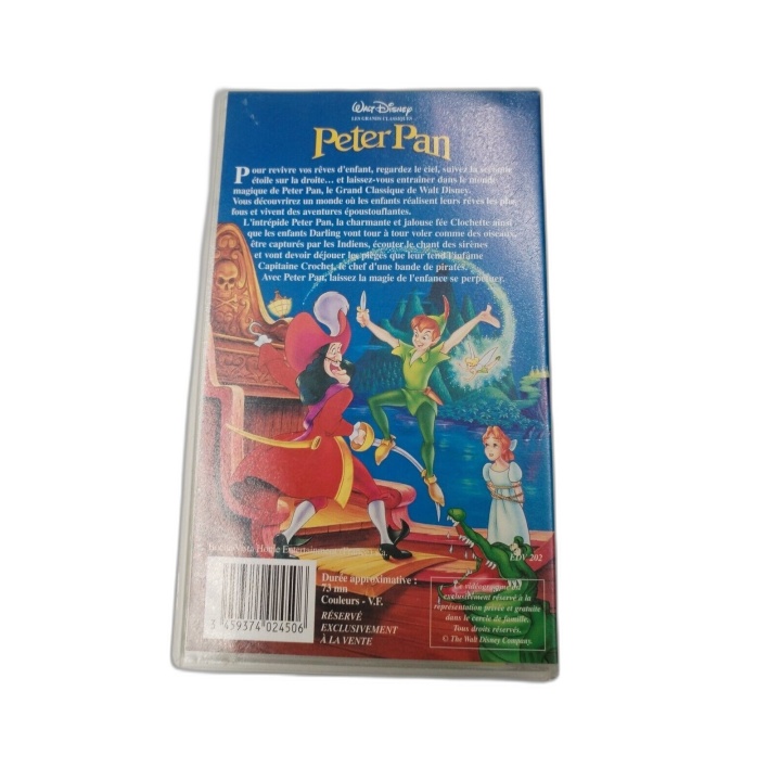 Peter Pan - Walt Disney Les Grands Classiques - Cassette VHS - Film An