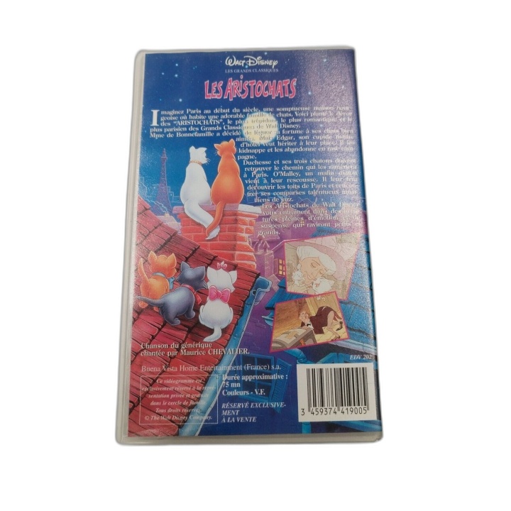 Les Aristochats - Walt Disney Les Grands Classiques - Cassette VHS - O