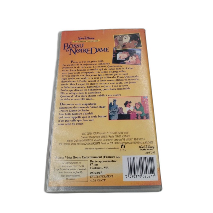 Le Bossu de Notre-Dame - Walt Disney Les Grands Classiques - Cassette