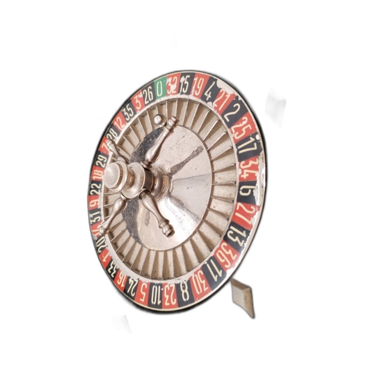 Roulette Casino R.P&F Made in France 26 cm - Jeu Ancien Breveté - Méta