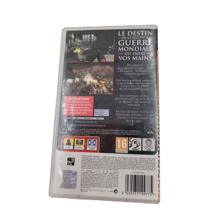 Medal of Honor Heroes 2 - PSP Essentials - Jeu Tir FPS Seconde Guerre