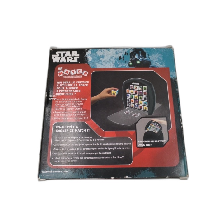Top Trumps Match Star Wars - Disney - Jeu Stratégie 2 Joueurs - 6 ans+