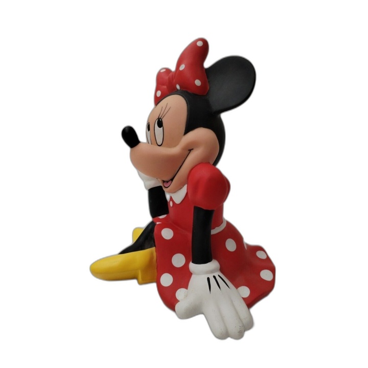 Figurine Minnie Mouse Disney - Robe Rouge à Pois - Résine 20 cm - Occa