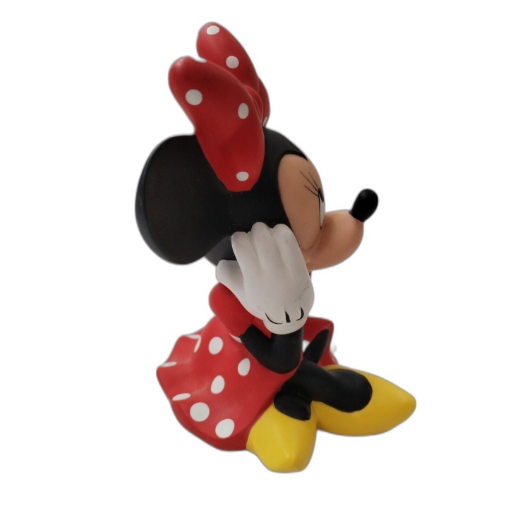 Figurine Minnie Mouse Disney - Robe Rouge à Pois - Résine 20 cm - Occa