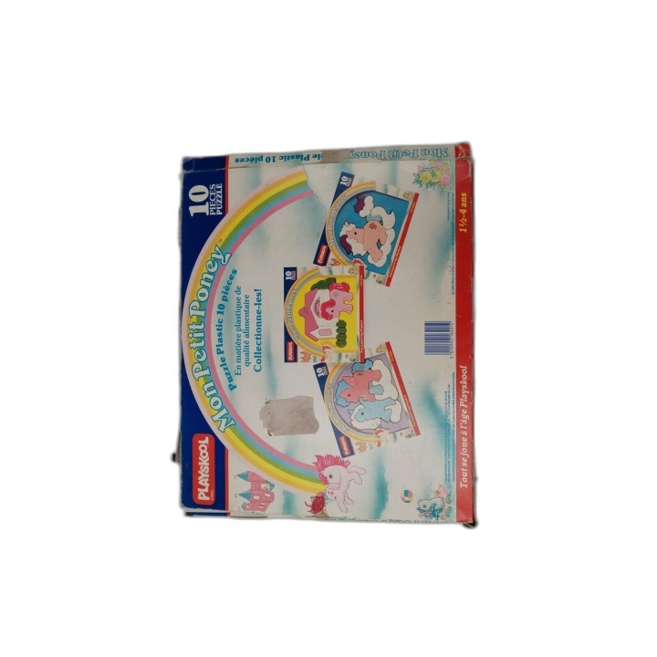 Mon Petit Poney - Playskool - Puzzle Plastique 10 Pièces Vintage 1986 