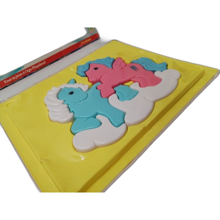 Mon Petit Poney - Playskool - Puzzle Plastique 10 Pièces Vintage 1986 