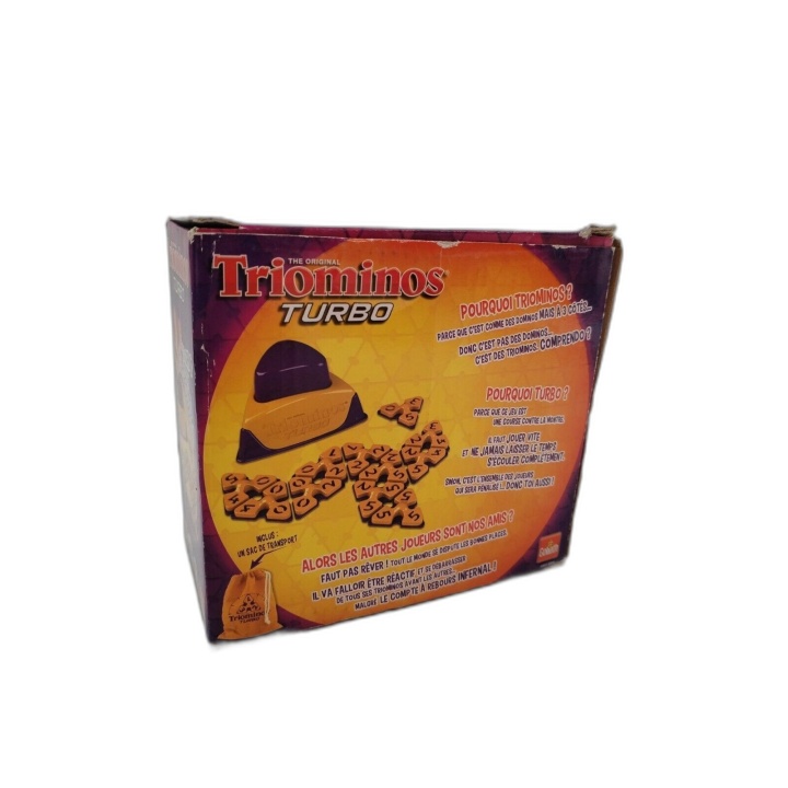 Triominos Turbo Goliath - Jeu de Dominos Triangles Chrono 2-4 Joueurs