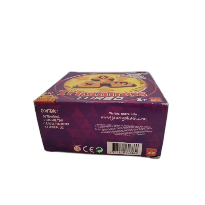 Triominos Turbo Goliath - Jeu de Dominos Triangles Chrono 2-4 Joueurs