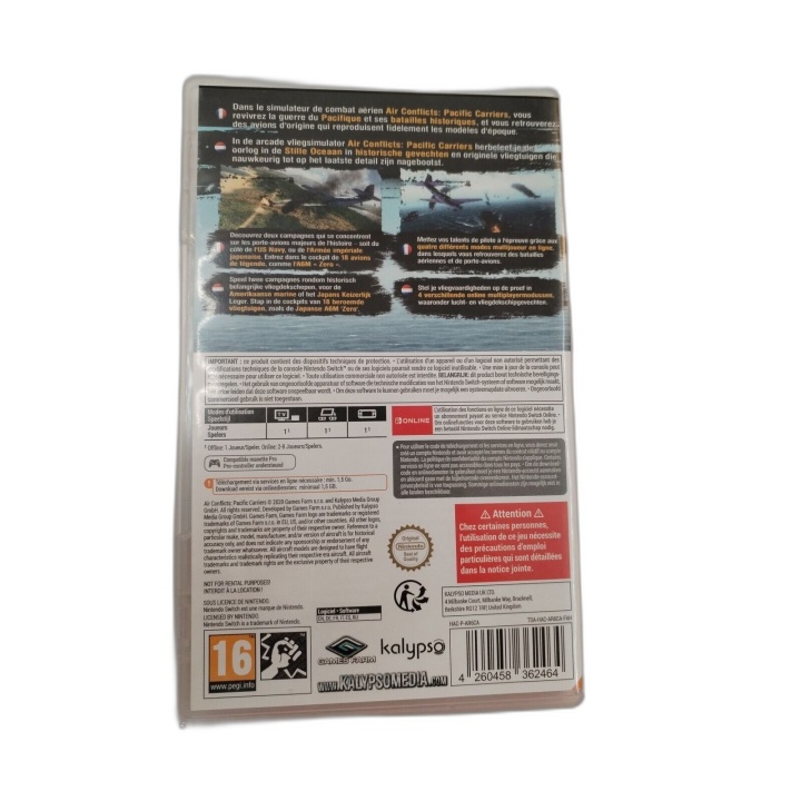 Air Conflicts Pacific Carriers - Nintendo Switch - Jeu Simulation Avio