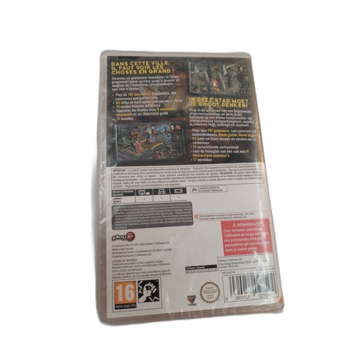 Constructor Plus - Nintendo Switch - Jeu de Gestion Construction - Cod
