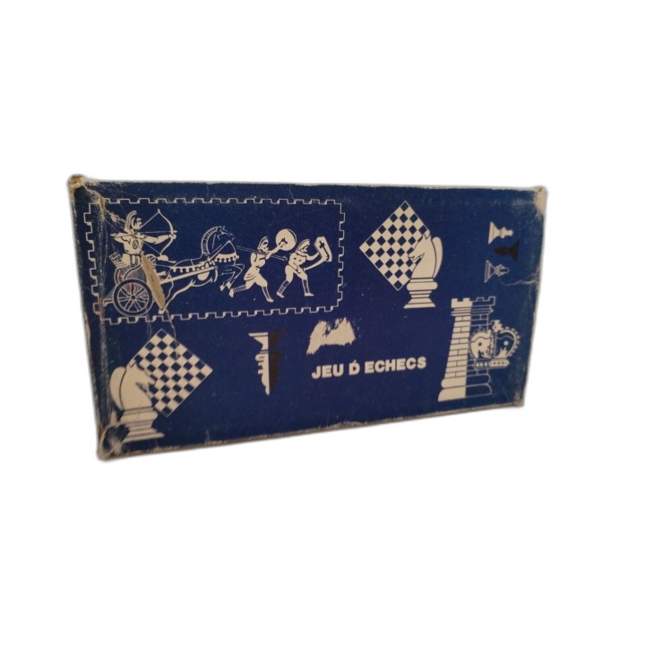 Jeu d'Échecs Magnétique Coffret Bois - Plateau Aimanté 20x11cm - Occas