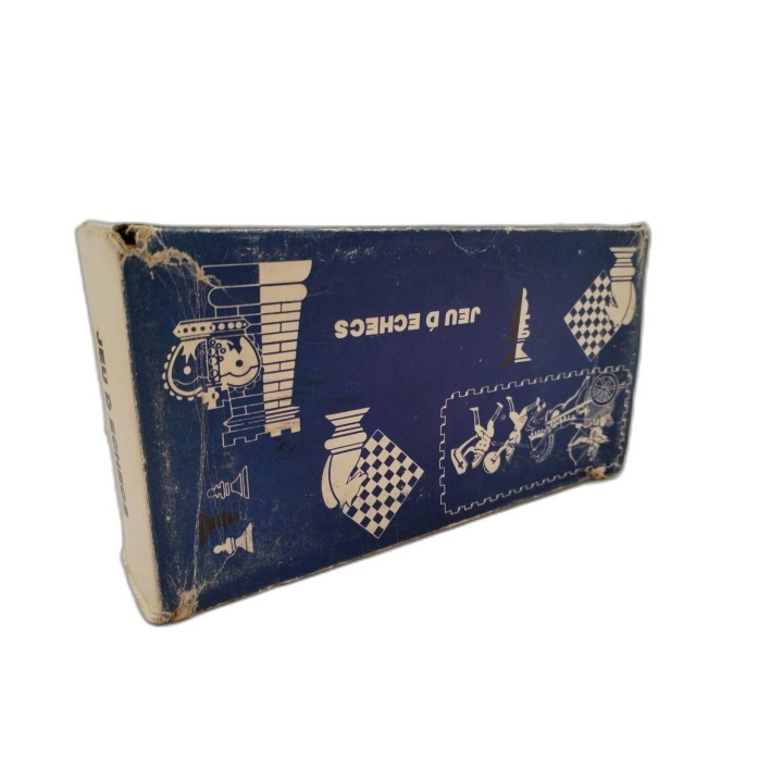 Jeu d'Échecs Magnétique Coffret Bois - Plateau Aimanté 20x11cm - Occas