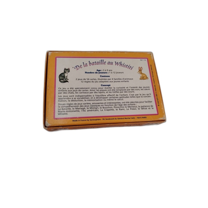 De la Bataille au Whistiti - SentoSphère - 12 Jeux de Cartes Classique