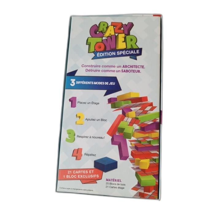 Crazy Tower Édition Spéciale - Synapses Games - Jeu Équilibre Famille