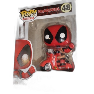 Funko Pop Rides #48 Deadpool on Scooter - Figurine Bobble-Head Marvel