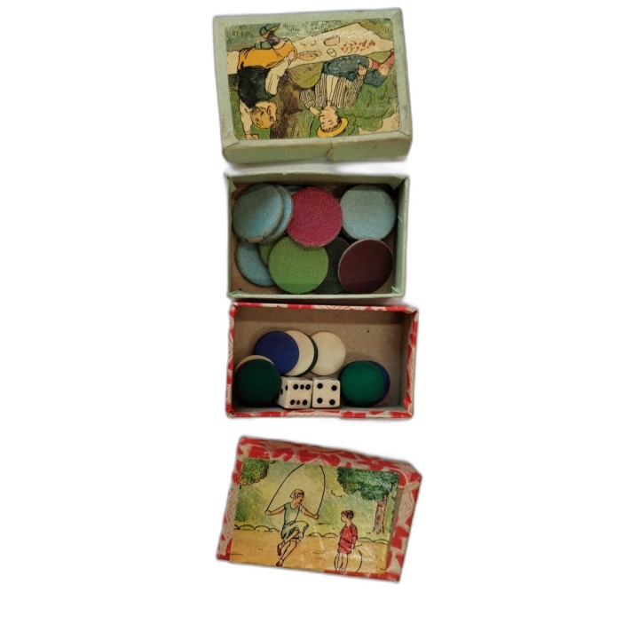 Zanzi-Rigolo - Jeu de Dés Ancien N.R. Atlas Paris - Jeu Vintage Collec