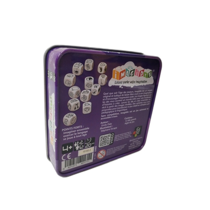 Imagidés - Gigamic - Jeu de dés et imagination 2-12 joueurs - 4 ans -