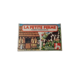 La Petite Ferme - Nathan - Domino d'Association Enfant - Jeu Vintage A