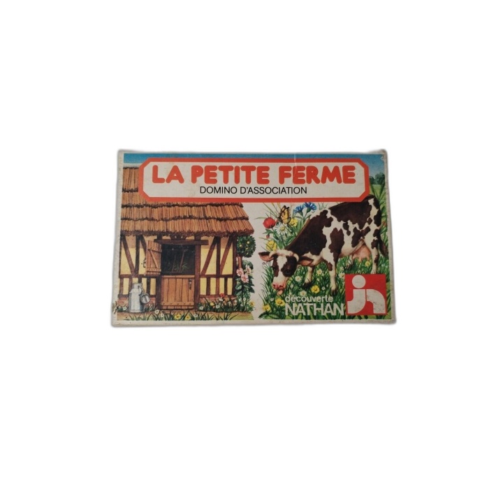 La Petite Ferme - Nathan - Domino d'Association Enfant - Jeu Vintage A