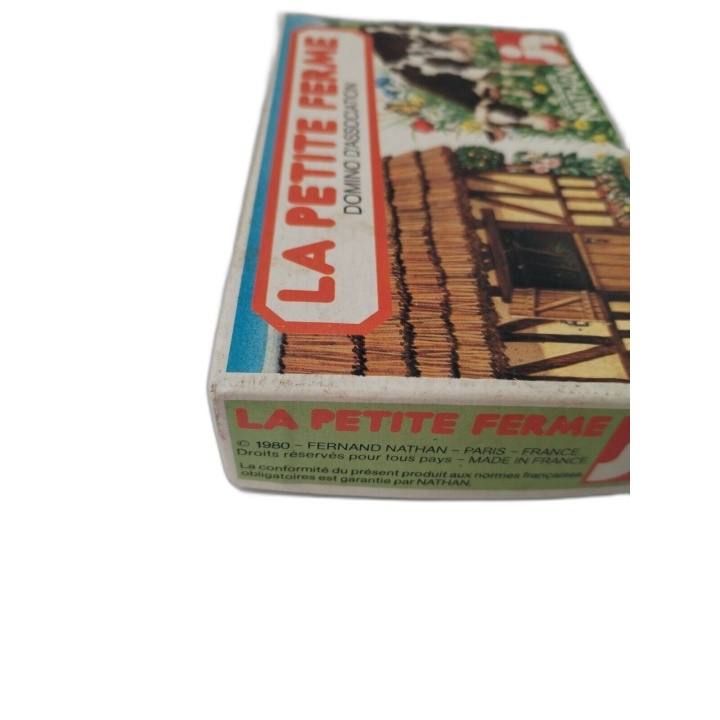 La Petite Ferme - Nathan - Domino d'Association Enfant - Jeu Vintage A