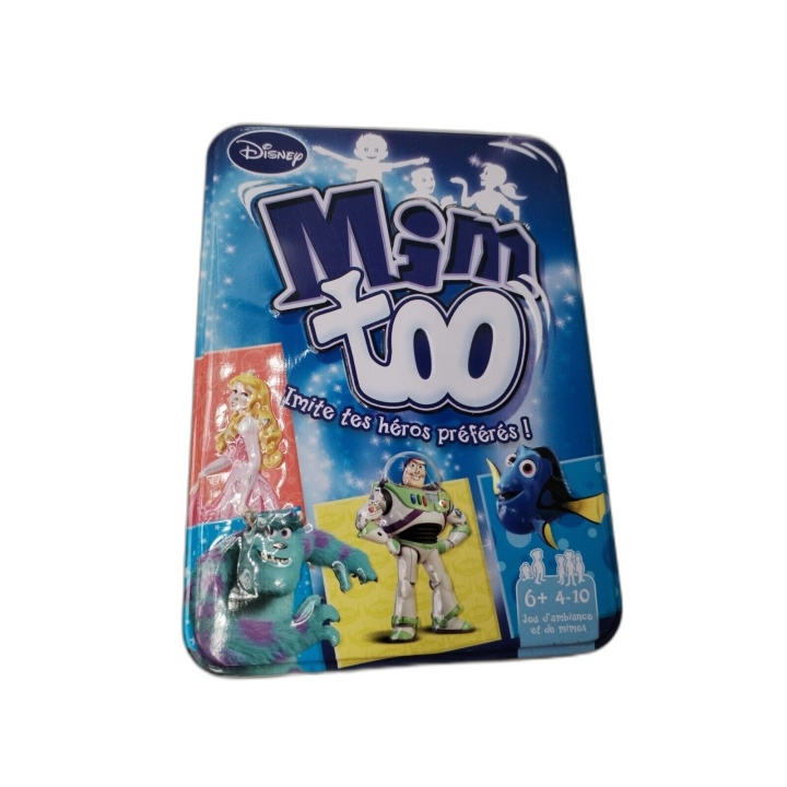 Mim Too Disney - Asmodee - Jeu de Mimes Ambiance 4-10 Joueurs - 6 ans