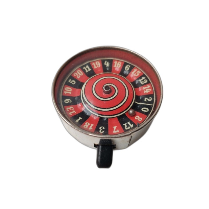 Mini Roulette de Poche Vintage 5cm - Made in Germany - Jeu Nouveaux Ré