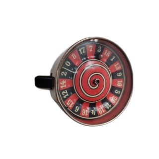 Mini Roulette de Poche Vintage 5cm - Made in Germany - Jeu Nouveaux Ré