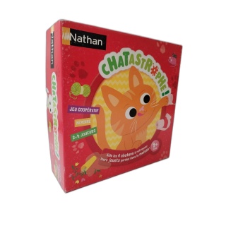 Chatastrophe ! - Nathan - Jeu Coopératif Mémoire 2-4 Joueurs - 4 ans -