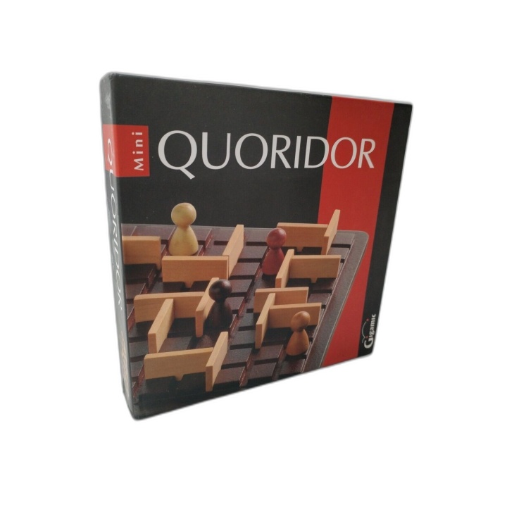 Quoridor Mini Gigamic - Jeu de Stratégie Bois 2-4 Joueurs - Dès 6 ans