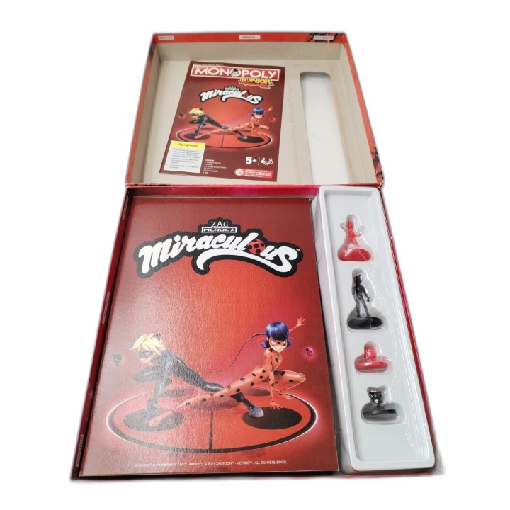 Monopoly Junior Miraculous - Hasbro - Jeu Société Enfant 2-4 Joueurs -
