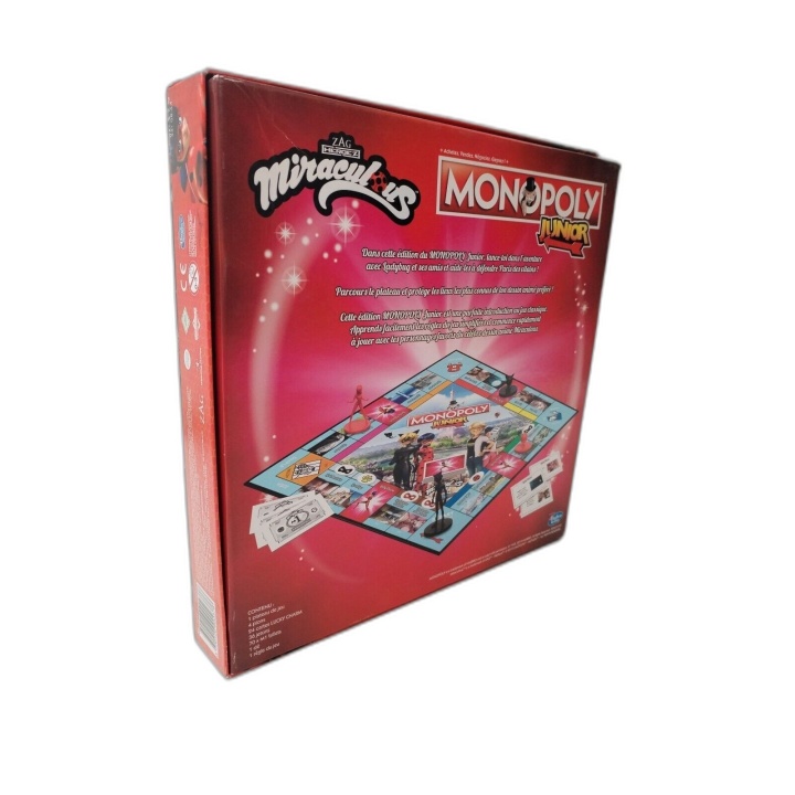 Monopoly Junior Miraculous - Hasbro - Jeu Société Enfant 2-4 Joueurs -