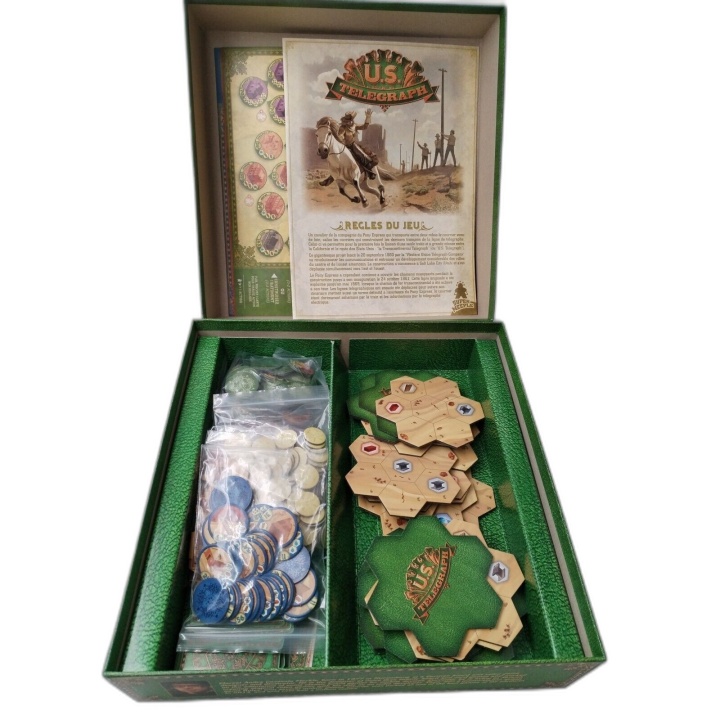 U.S. Telegraph - Super Meeple - Jeu de stratégie 2-4 joueurs - 12 ans