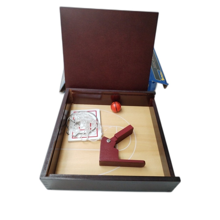 Mini Basketball Table Game - Philos - Jeu d'Adresse Bois - Enfants & A