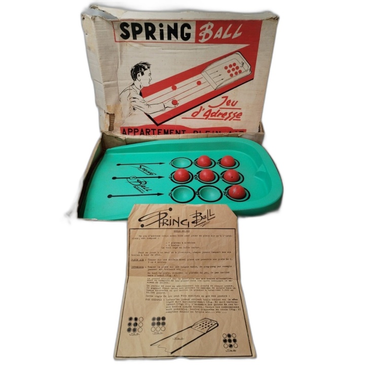 Spring Ball - Jeu d'Adresse Vintage Boules Appartement Plein Air - Ann