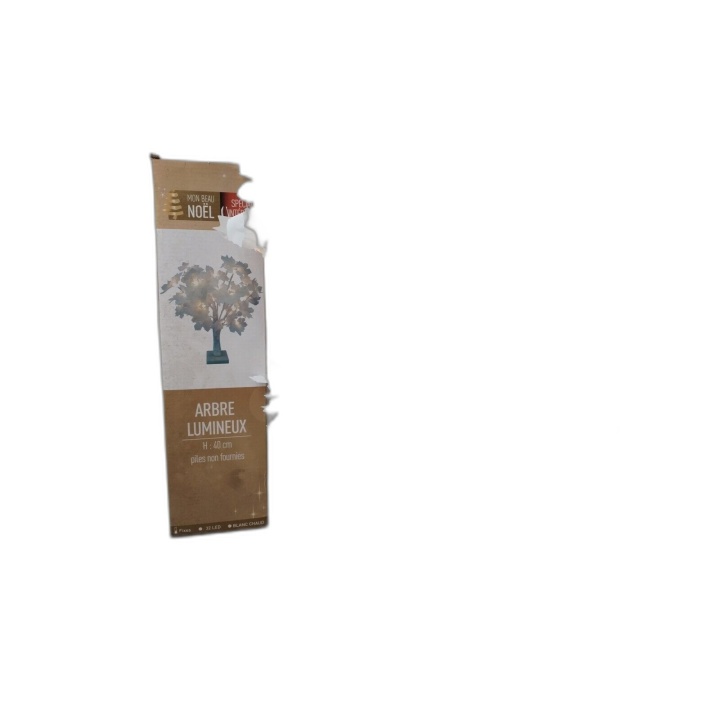 Arbre Lumineux Blanc 32 LED Blanc Chaud 40cm - Déco Noël Intérieur - M