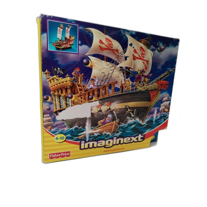 Imaginext Fisher-Price Bateau Pirate - Jeu d'aventure enfant 4-10 ans