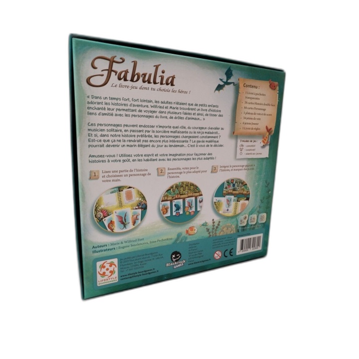 Fabulia - Life Style - Livre-Jeu Narratif Enfants 2-6 Joueurs - Dès 6