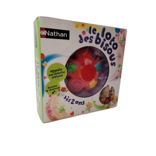Le Loto des Bisous - Nathan - Jeu Enfant Sonore Loto - Dès 2 ans - Occ