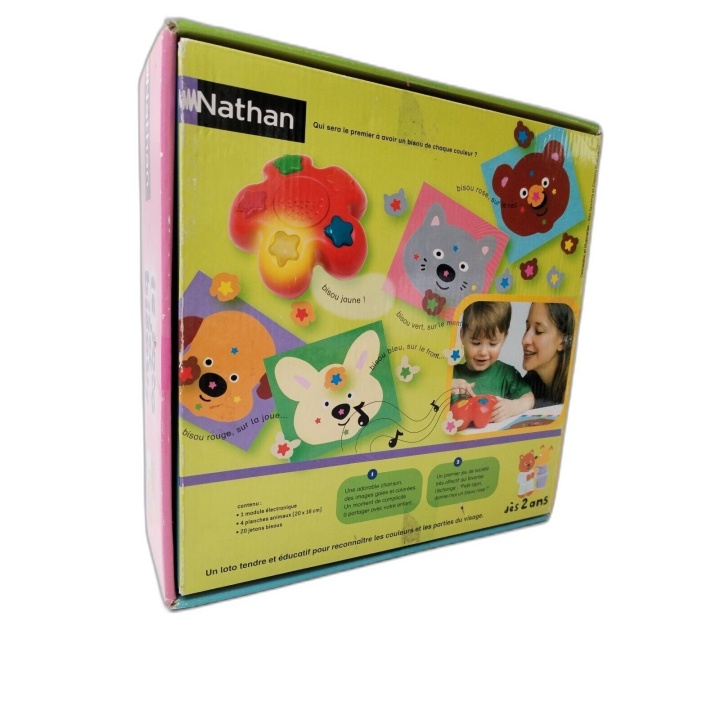 Le Loto des Bisous - Nathan - Jeu Enfant Sonore Loto - Dès 2 ans - Occ