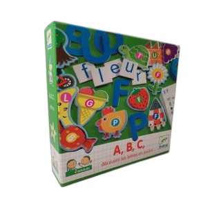 A,B,C Lettres - Djeco Eduludo - Jeu Éducatif Apprentissage Alphabet -
