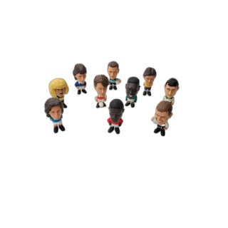 Lot 10 Figurines Football Années 90 - Weah Zola Valderrama Gascoigne G
