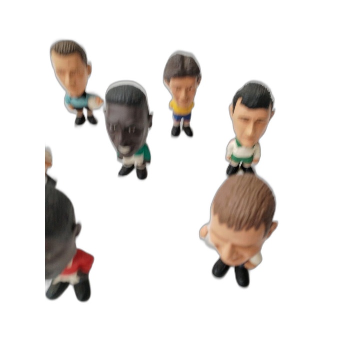 Lot 10 Figurines Football Années 90 - Weah Zola Valderrama Gascoigne G