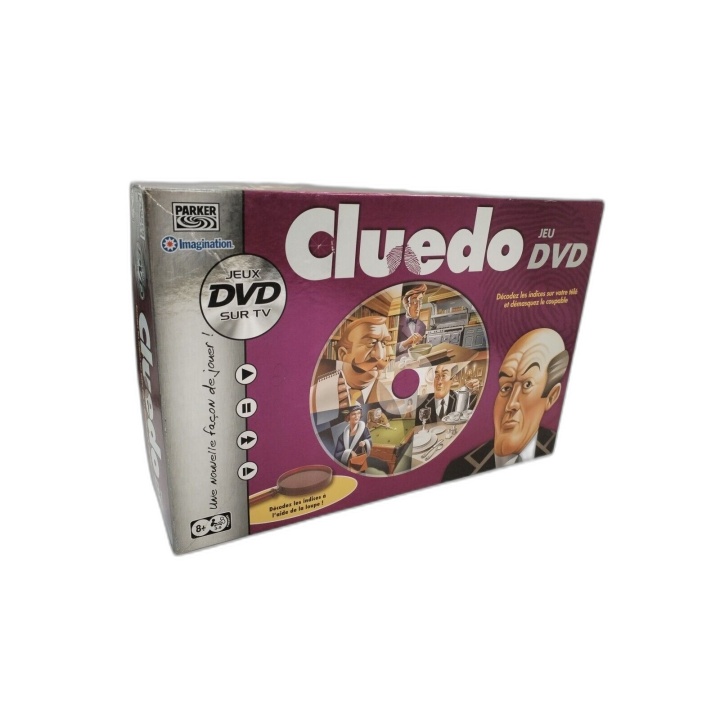 Cluedo Jeu DVD - Parker - Jeu Enquête Déduction 3-6 Joueurs - 8 ans -