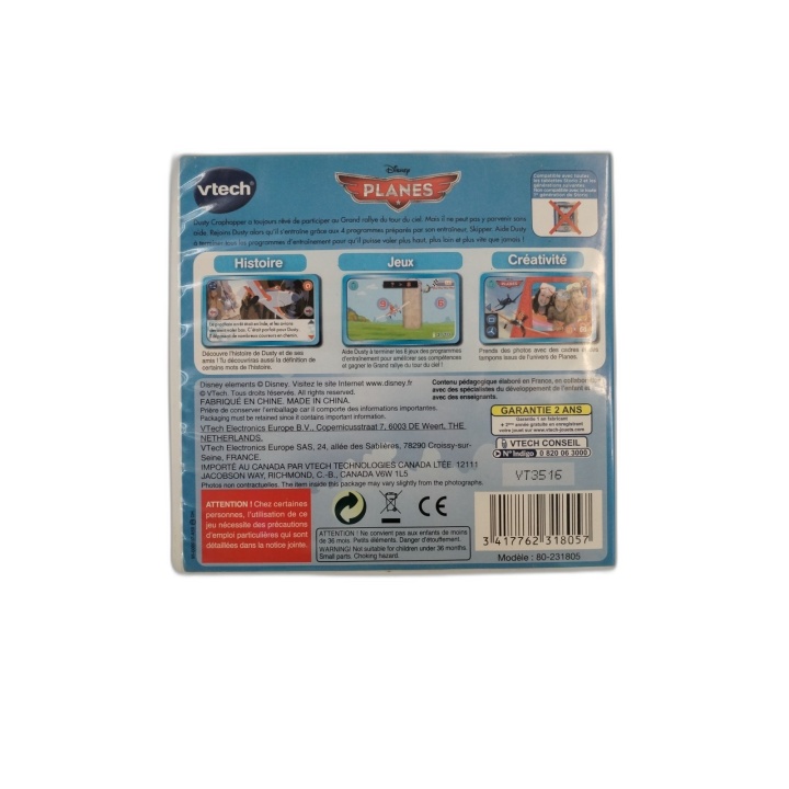 VTech Storio 2 - Jeu Éducatif Disney Planes - Tablette Enfant 4-7 ans