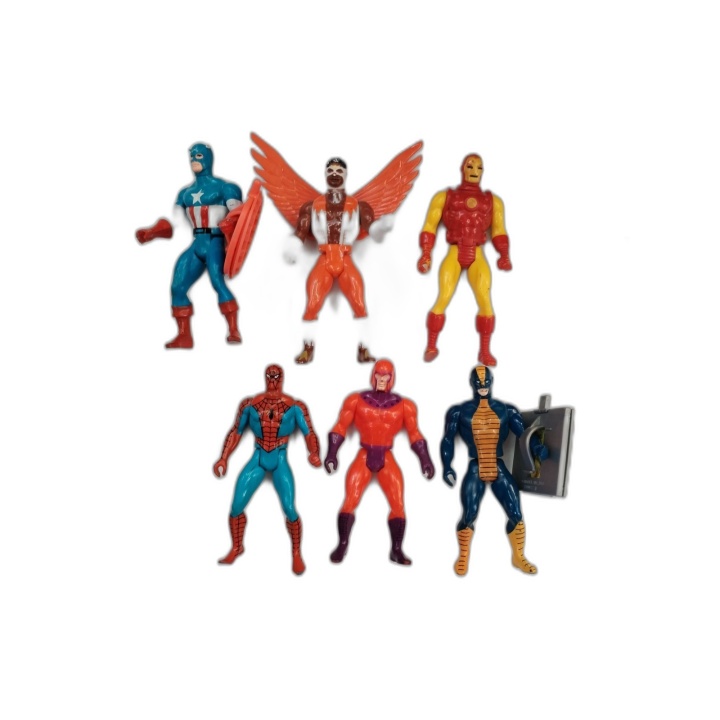 Marvel Secret Wars Tour Fatalis Mattel 1984 - Lot 6 Figurines + Playse
