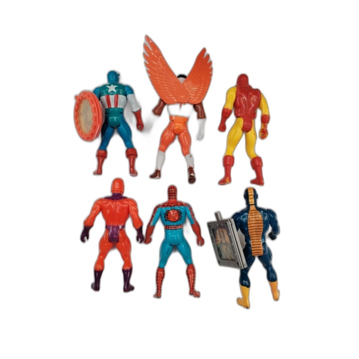 Marvel Secret Wars Tour Fatalis Mattel 1984 - Lot 6 Figurines + Playse
