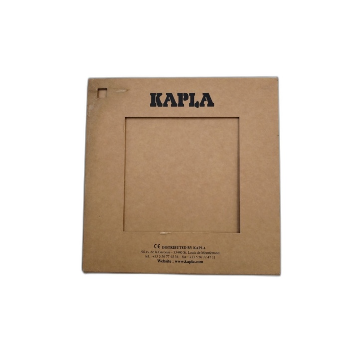 Kapla 40 Planchettes Bicolore Jaune & Vert - Jeu Construction Bois Cré